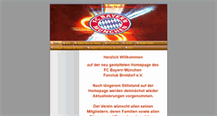 Desktop Screenshot of bayernfanclubbrotdorf.de